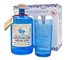 Drumshanbo Gunpowder Irish Gin + glas in doos